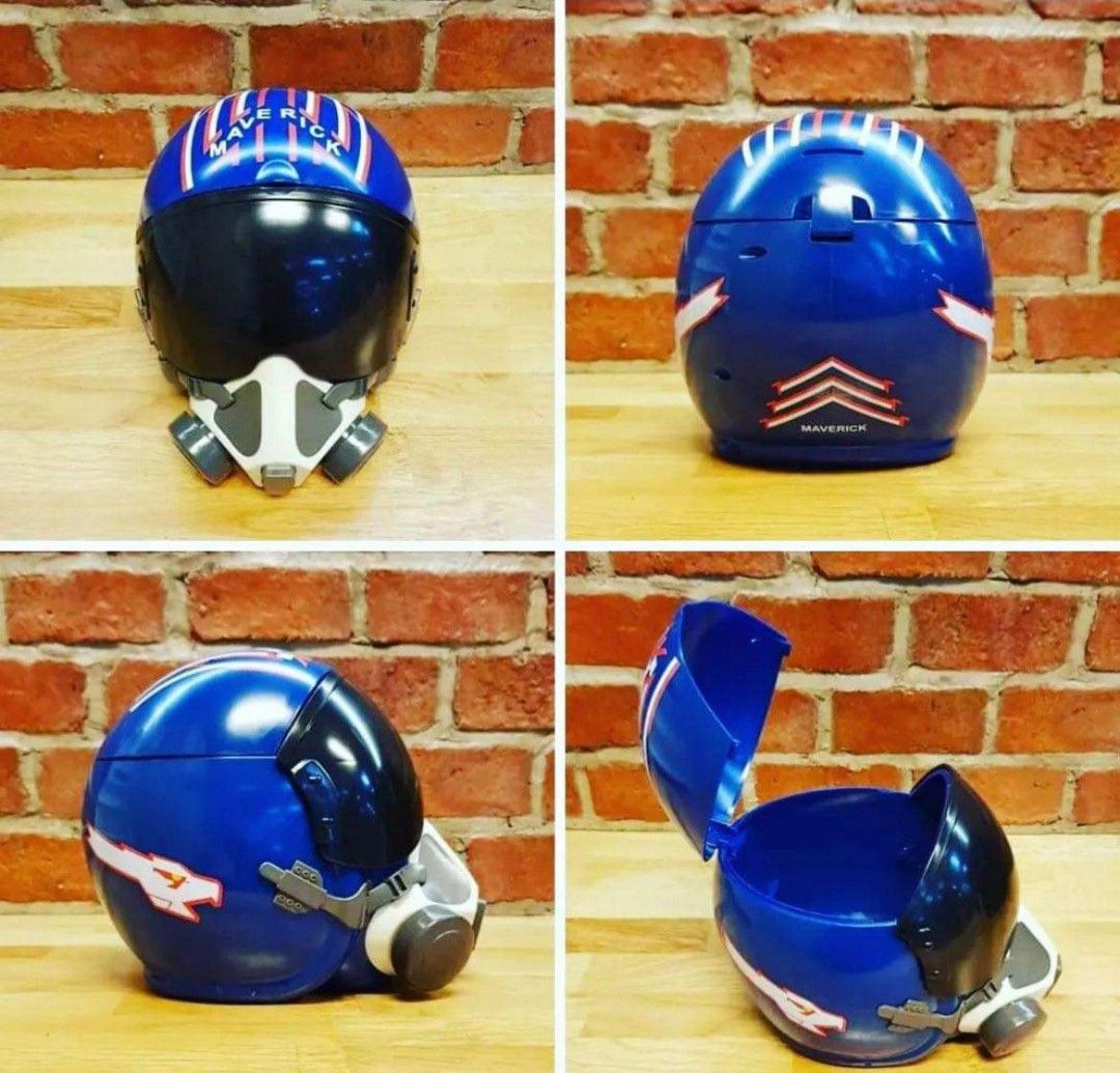 Top Gun Maverick helmet popcorn bucket, Hobbies & Toys, Collectibles