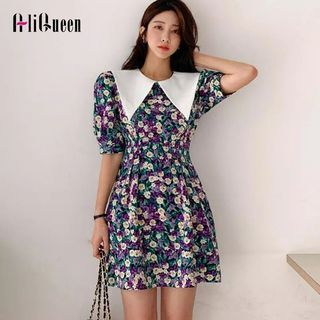 Trendy peter pan dress