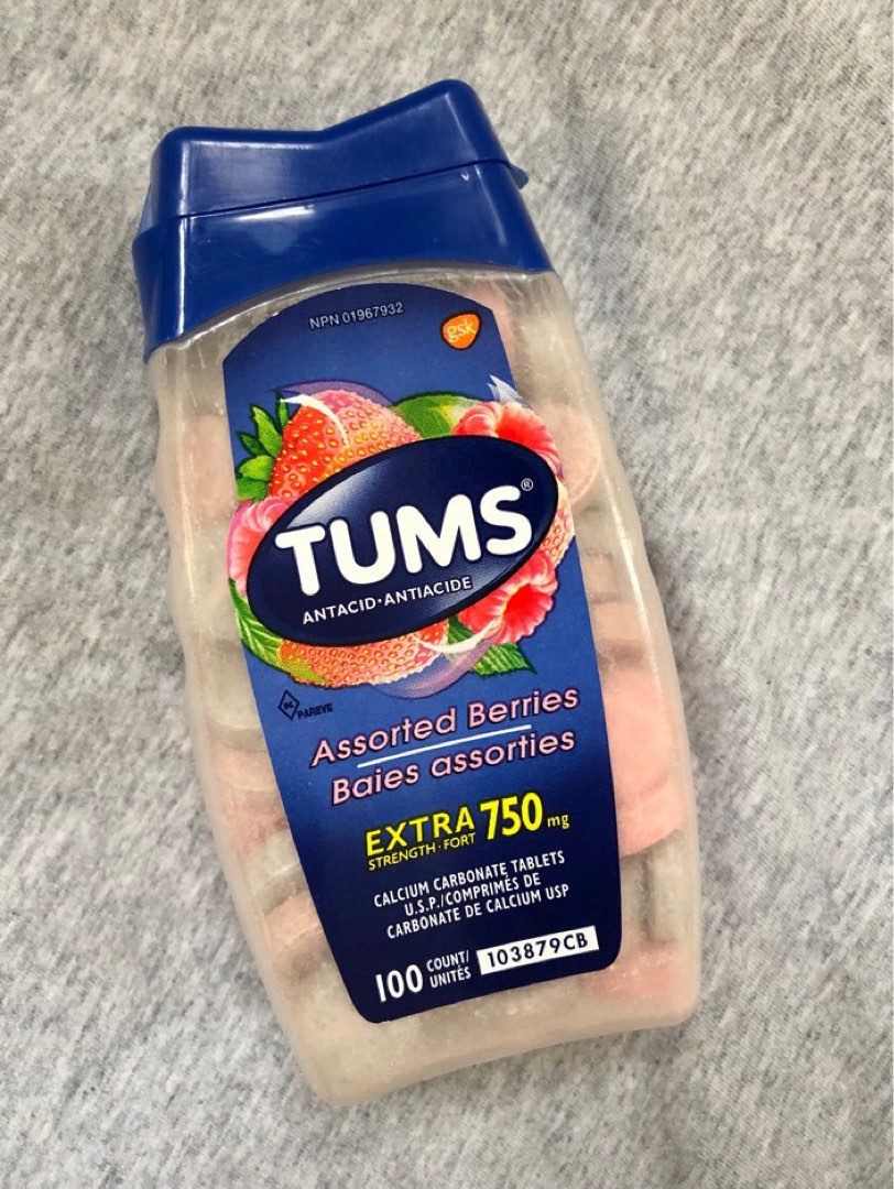Tums antacid / antiacide, Health & Nutrition, Health Supplements