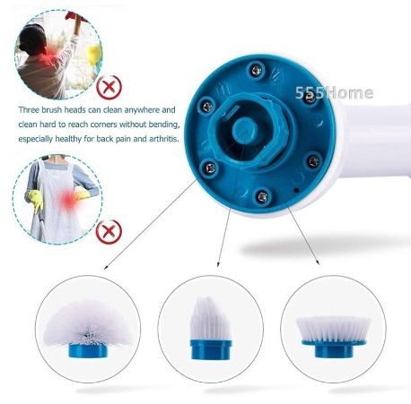 HZPOWEN Adattatore Di Ricambio Per Spazzola Elettrica Hurricane SpinScrubber - Compatibile Con Modelli HSS1, HSSI, JF-DY085030 - Caricabatterie