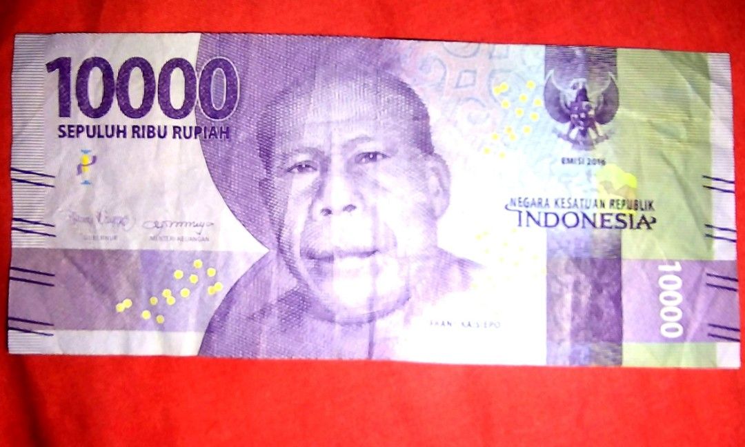 Uang Kertas Ri 10000 Nomor Bagus Bekas Antiques Currency On Carousell