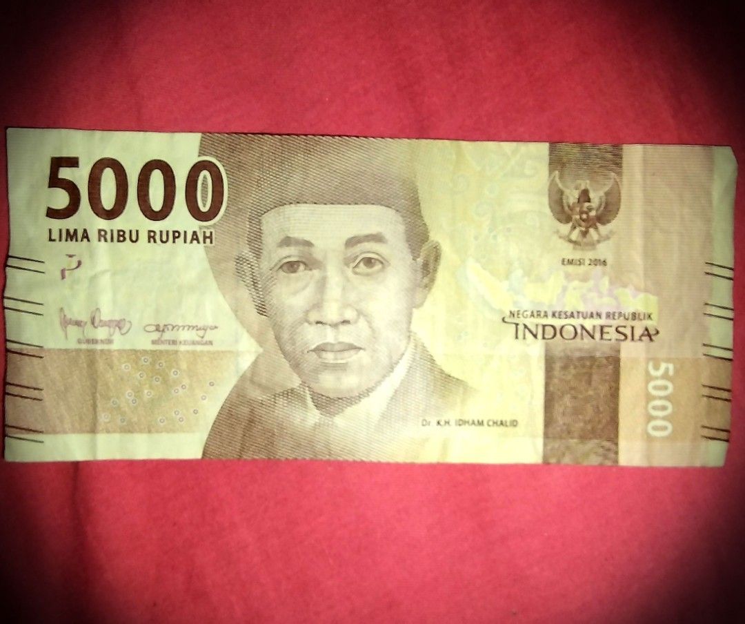 Uang Kertas Ri 5000 Nomor Pilihan Bekas Antiques Currency On Carousell