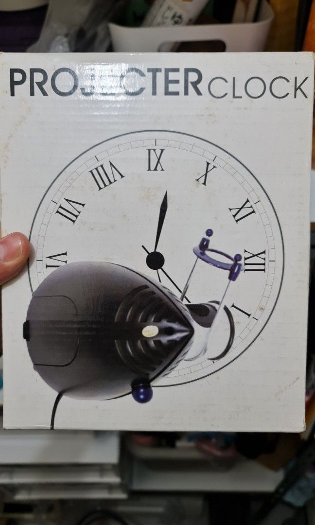 Unique Projector Clock, Furniture & Home Living, Home Decor, Clocks on