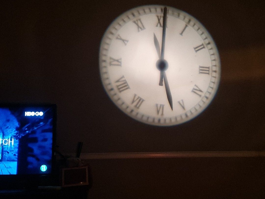 Unique Projector Clock, Furniture & Home Living, Home Decor, Clocks on