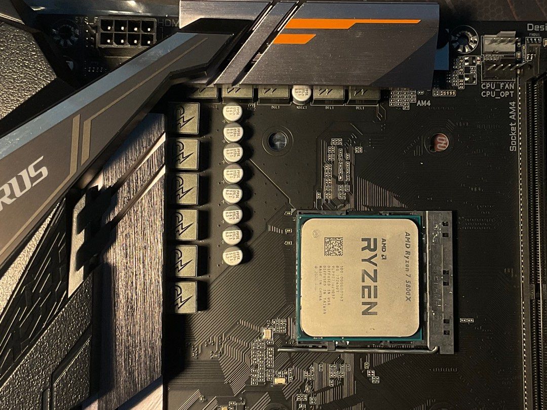 (Updates Bios) B450 Aorus Pro Wifi Ryzen Motherboard AM4, Computers