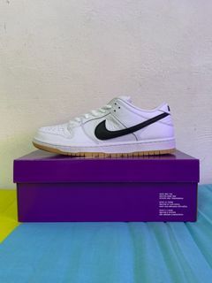 (US12)Nike Dunk Low White Black Gum