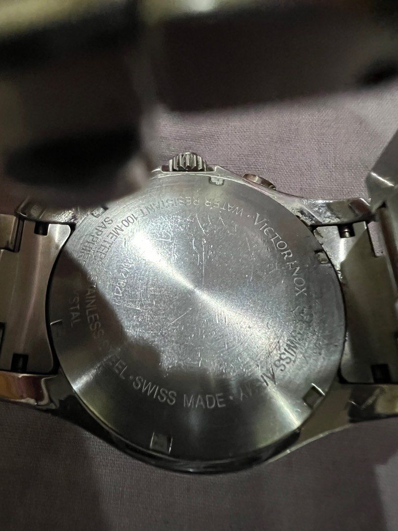 Original Victorinox Swiss Army watch 241121 Chrono Classic Silver