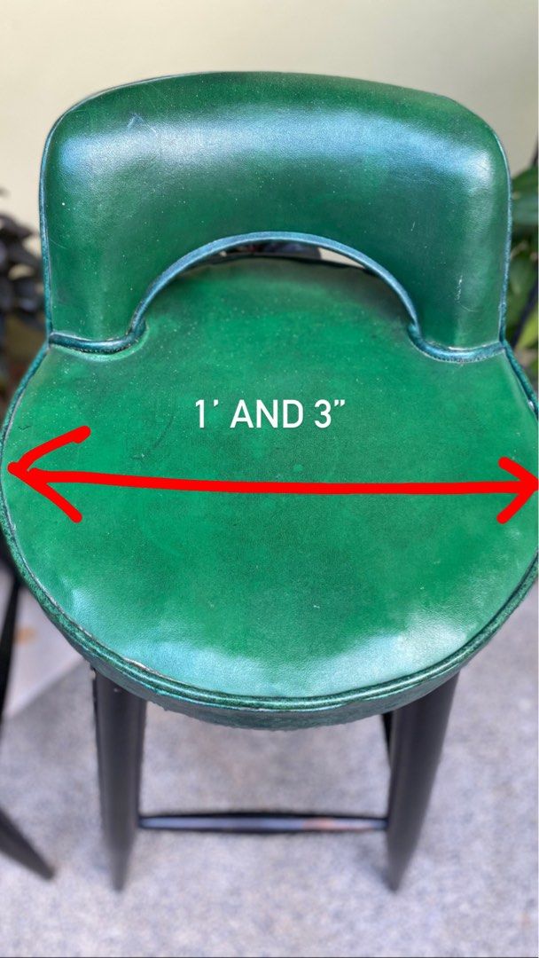 Vintage bar stools (set of 3), Furniture & Home Living, Furniture