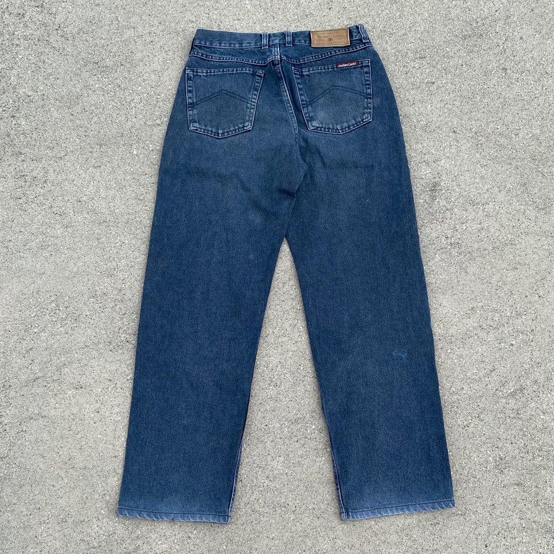 vintage malboro jeans, Men's Fashion, Bottoms, Jeans on Carousell