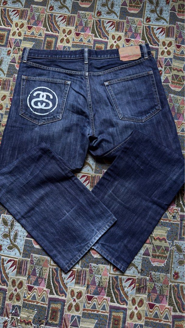 Vintage Stussy Jeans, Men's Fashion, Bottoms, Jeans on Carousell