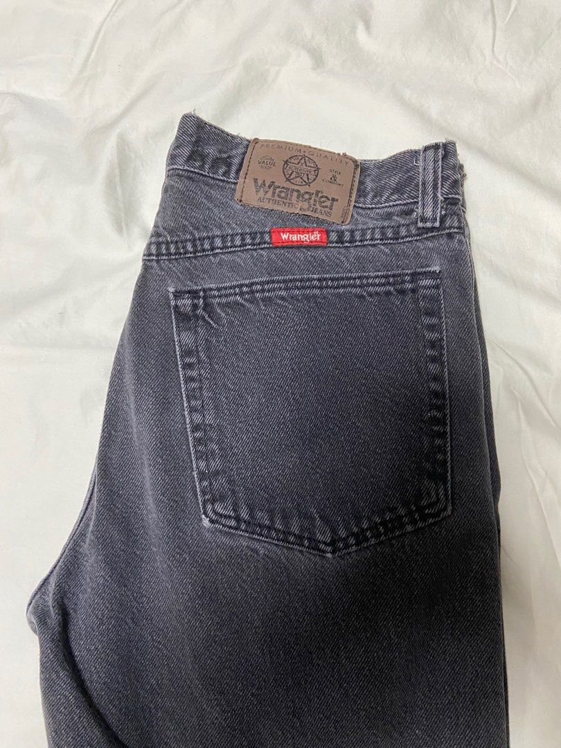 Vintage black sale wrangler jeans