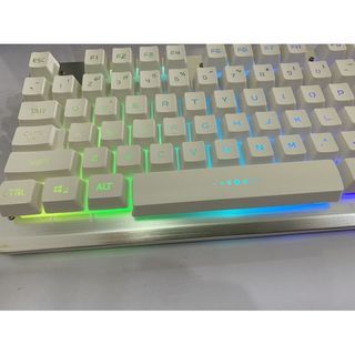 White Keyboard Badwolf Rawrrr RGB led BK-800 (with RGB mouse pad)