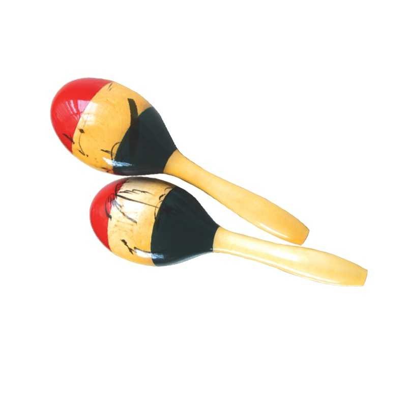 Wooden Maracas, Hobbies & Toys, Music & Media, Musical Instruments on