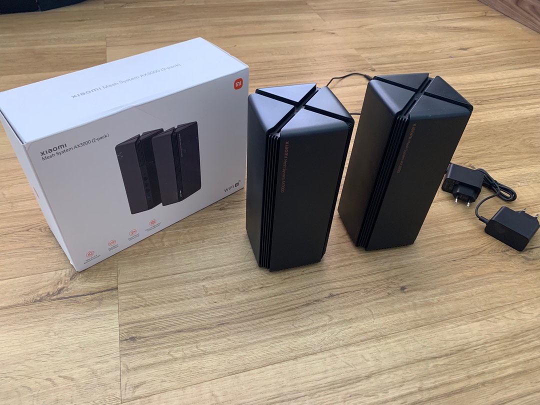 Xiaomi AX3000 Mesh Wifi 6 Router. 2 pieces, Computers & Tech, Office ...