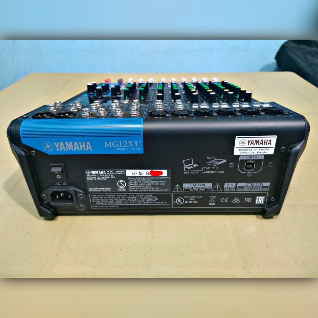 Yamaha MG12XU Mixer with USB Audio Interface Original, Audio, Other