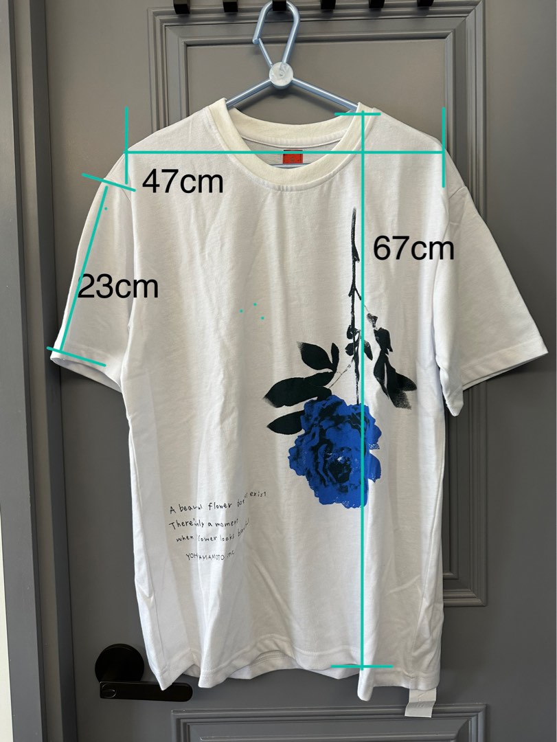 Yohji Yamamoto 山本耀司Syte 玫瑰T shirt, 女裝, 上衣, T-shirt