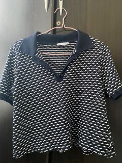 Zara Knitted Polo Top