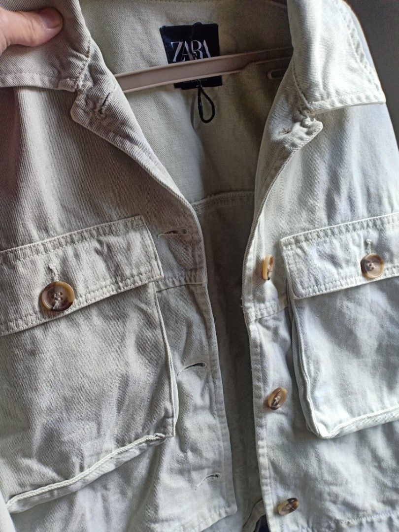 ZARA mint green jacket/oversized, Women's Fashion, Coats, Jackets and