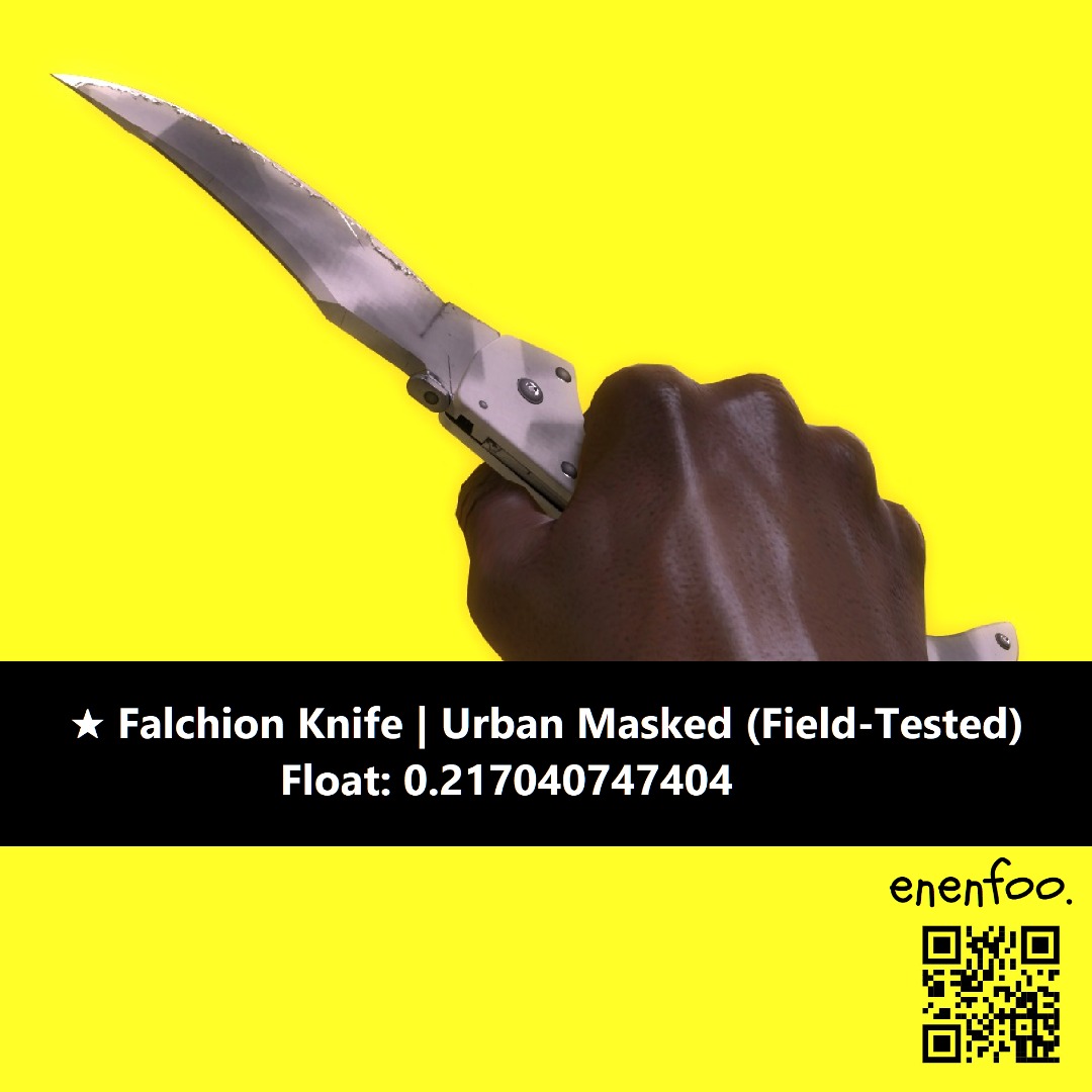 0.21FV) FALCHION KNIFE MASKED FT FIELD TESTED CSGO KNIVES ITEMS, Video Gaming Accessories, In-Game Products on Carousell