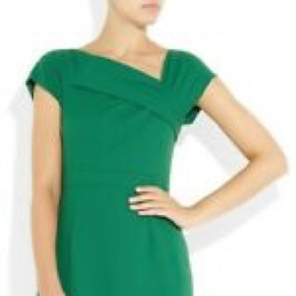250 J.Crew Origami Sheath Dress Emerald US4 UK8 Women s Fashion