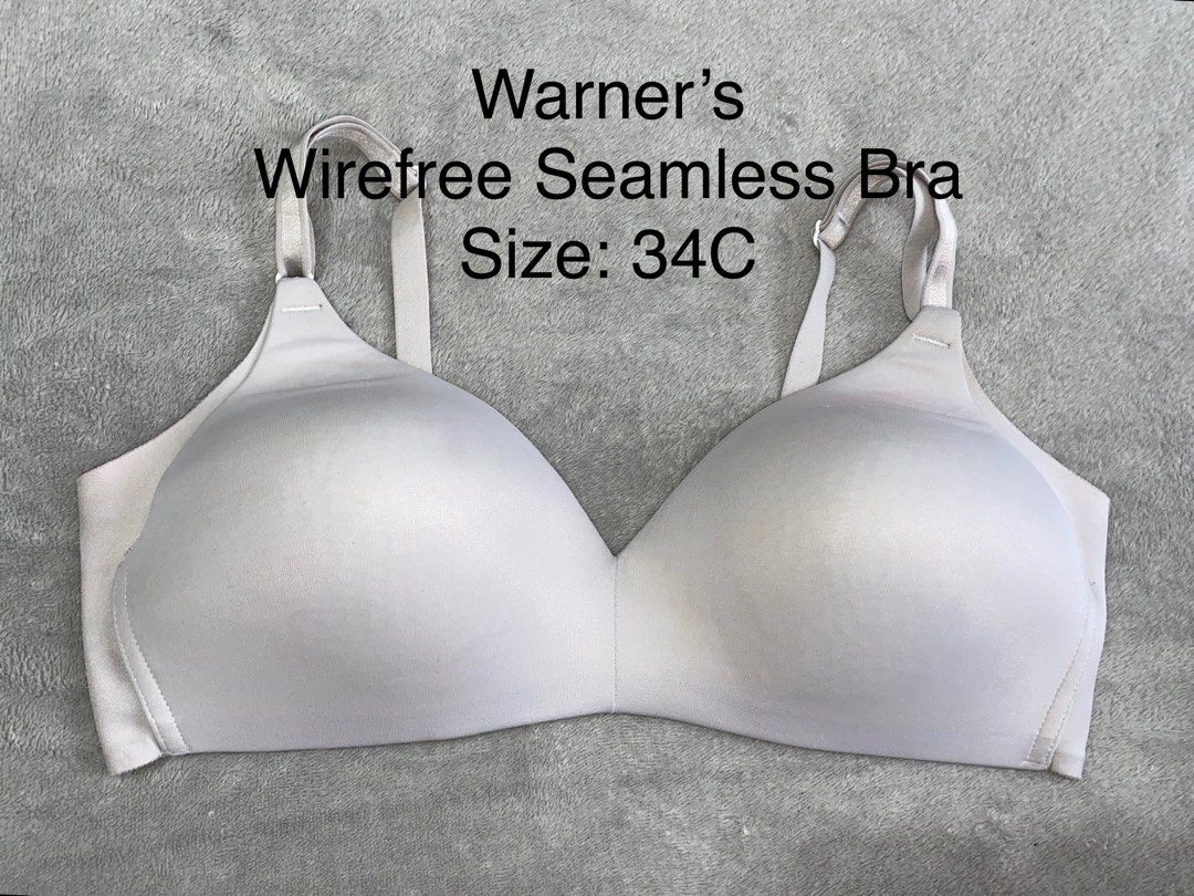 34C Warners No Side Effect Wireless Bra, Women's Fashion, Undergarments &  Loungewear on Carousell