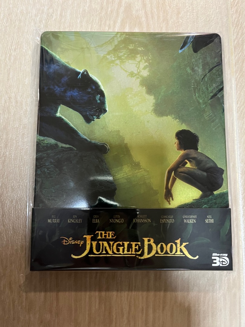 二手行版鐵盒藍光3D + Bluray 魔幻森林The Jungle Book 與森林共舞Blu