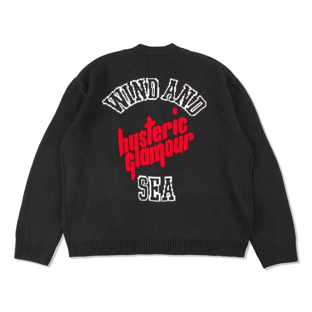 HYSTERIC GLAMOUR WIND AND SEA CREW NECK-