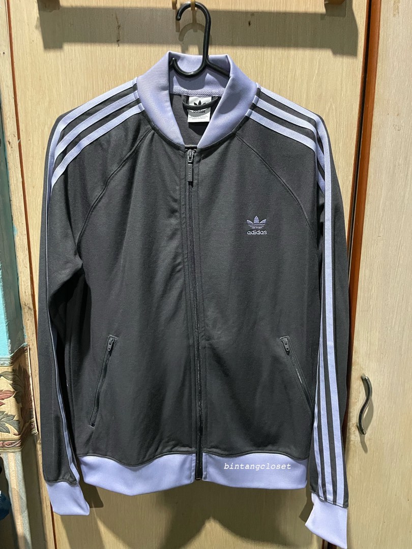 Adidas sst track jacket grey outlet