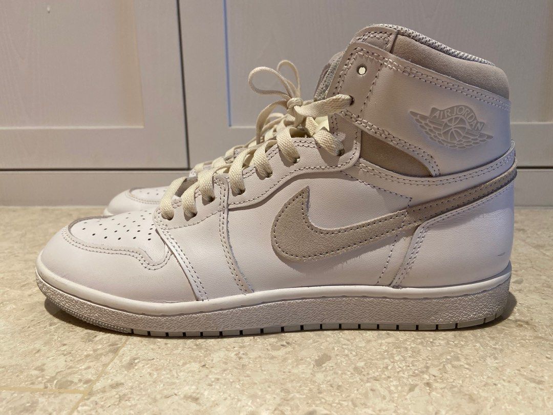 Air jordan 1 pure platinum desert sand top