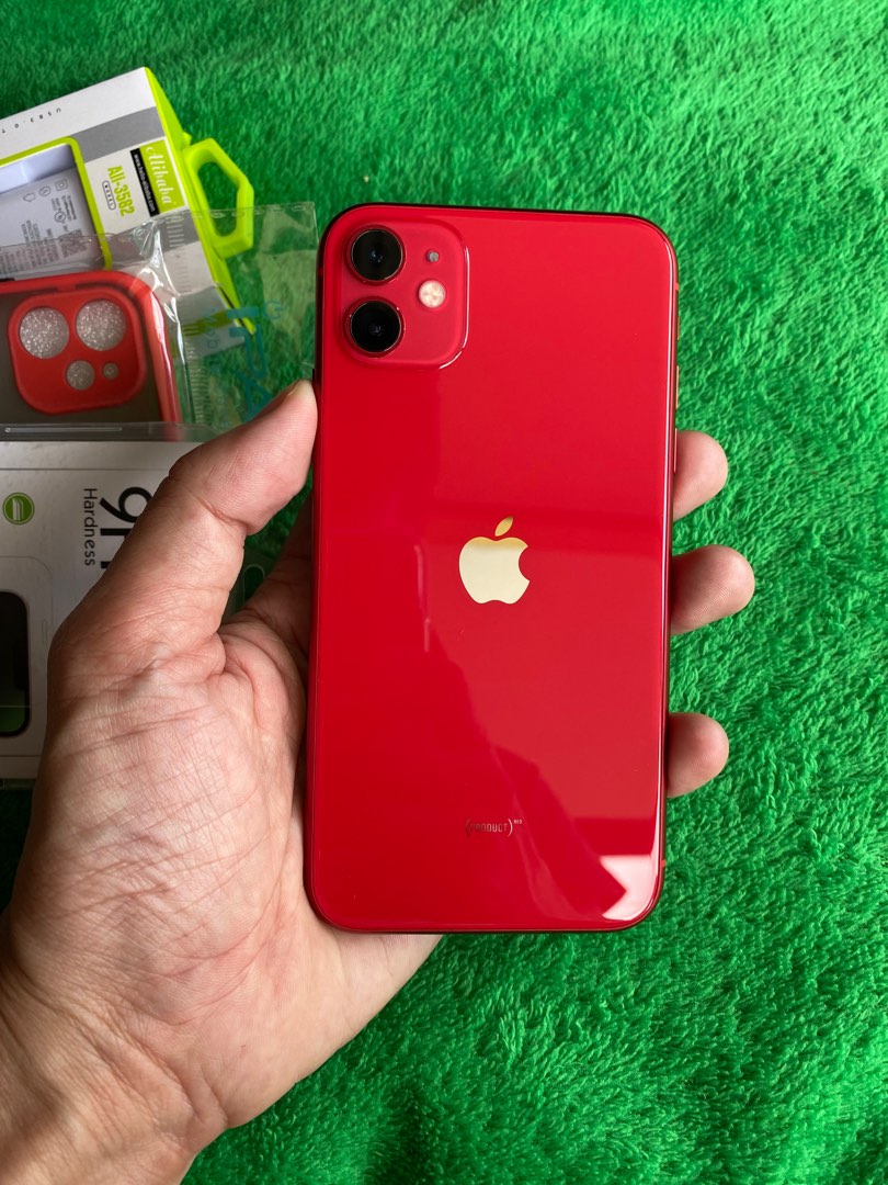 Apple iPhone 11 Red 128gb Factory Unlock, Mobile Phones & Gadgets