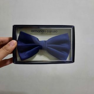 Armando Caruso Bow Tie in Navy Blue
