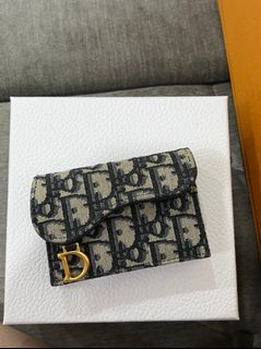 AUTHENTIC - DIOR SADDLE WALLET