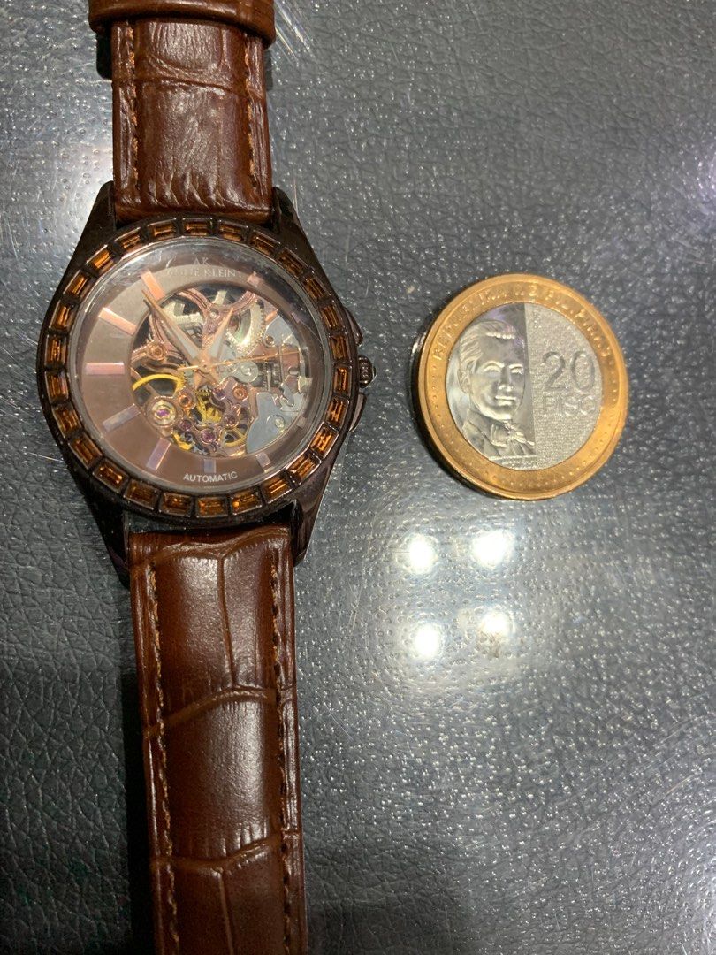 Anne klein automatic skeleton watch online
