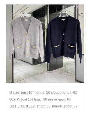 Authentic celine Cashmere GOURMETTE Chain Link Cardigan Jacket Luxury Apparel on Carousell