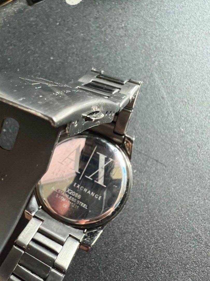 Armani Exchange Chronograph Grey Stainless Steel Watch-AX2086 –  Broadwayjewellers.co.za