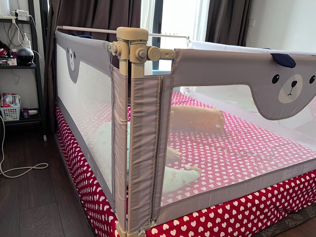 Baby bed safety railing, Babies & Kids, Baby Nursery & Kids Furniture