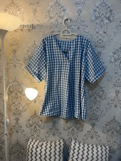 Baju blouse biru
