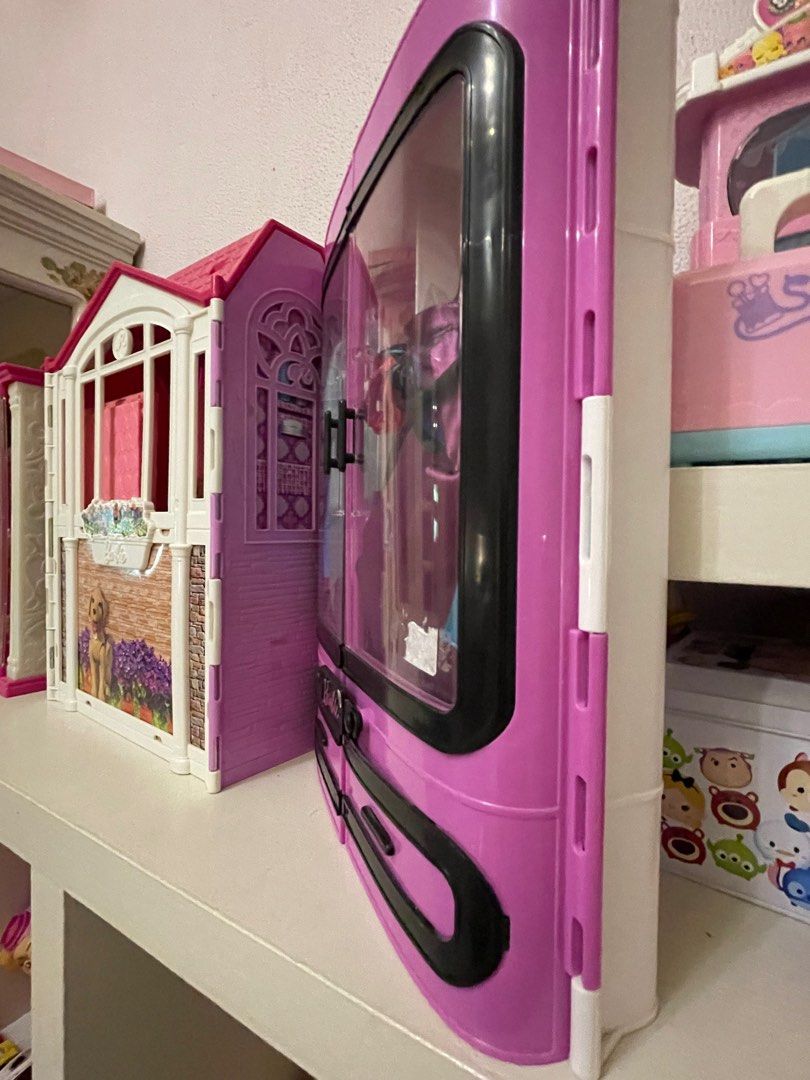 Barbie wardrobe with clothes. New, Babies & Kids, Babies & Kids Fashion on Carousell
