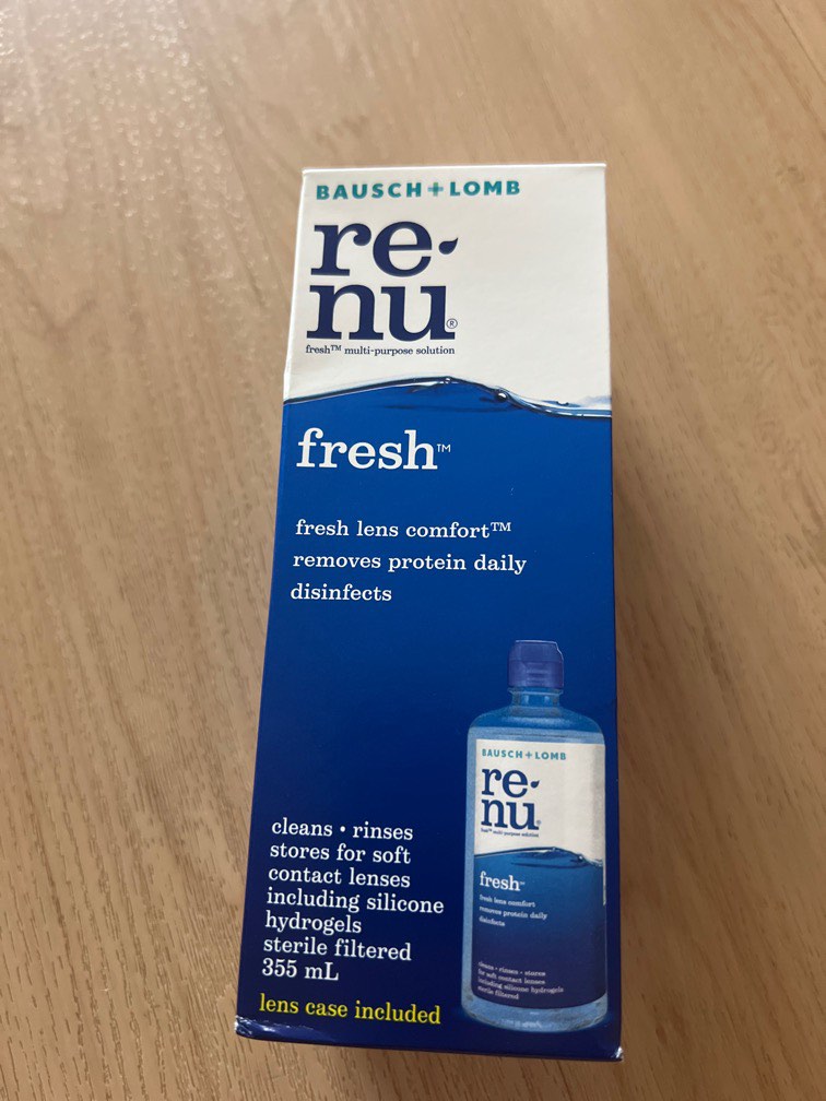 Bausch Lomb Renu contact lens solution, Beauty & Personal Care, Vision
