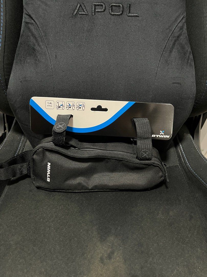 Bicycle Frame Bag Btwin B Twin 300 Sports Equipment Bicycles Parts Parts Accessories on Carousell