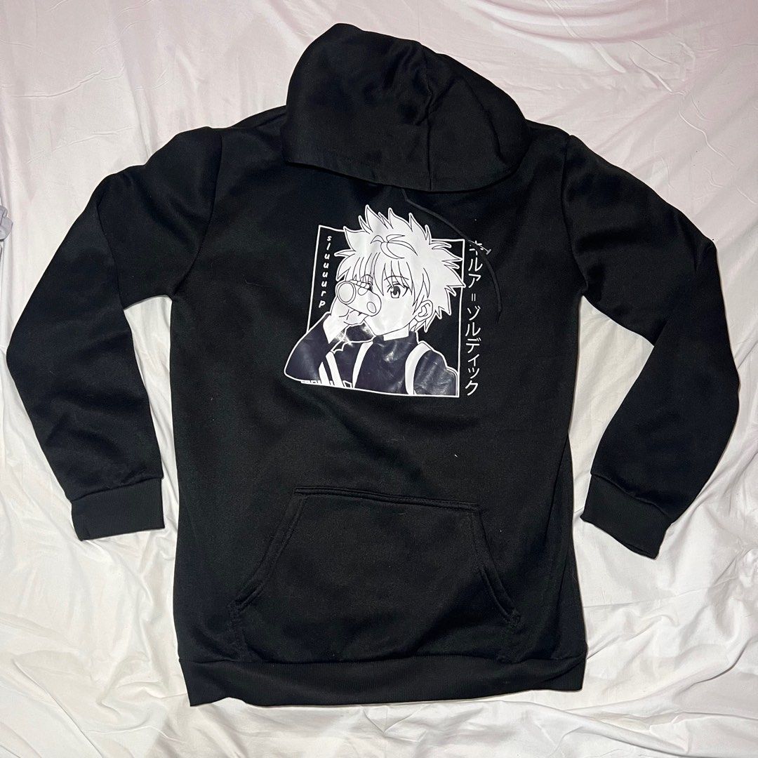 Black killua 2025 hoodie