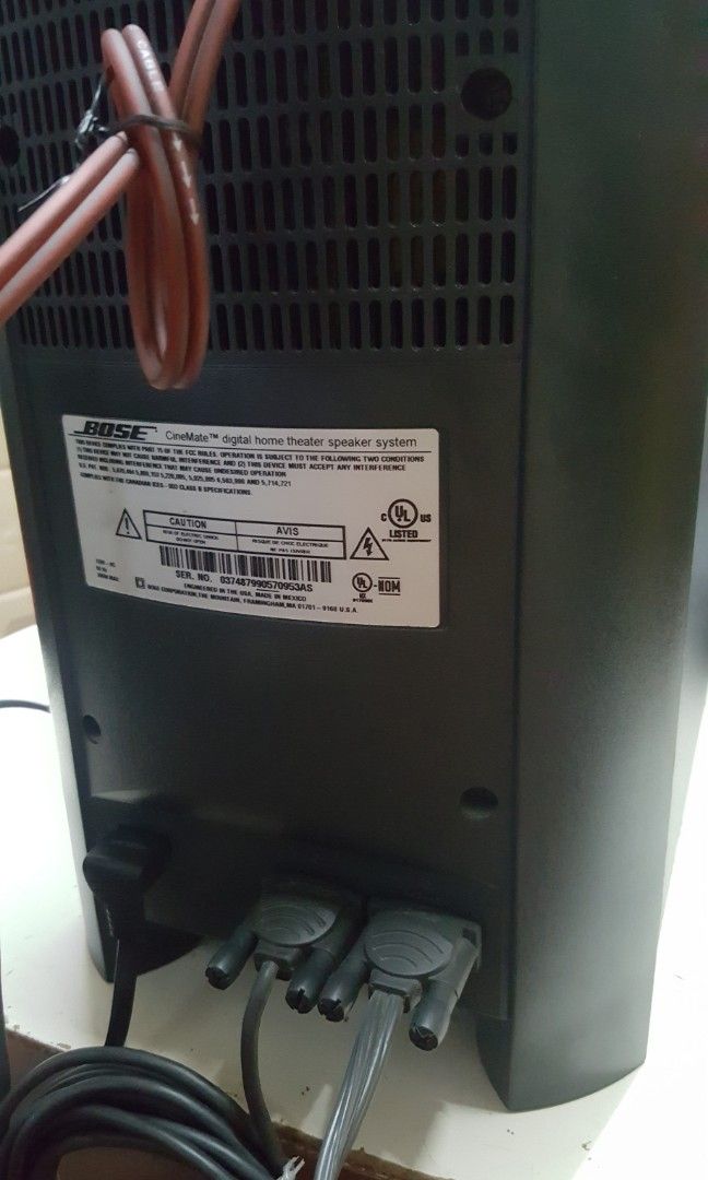 Bose Cinemate Digital Home Theater Speaker System with Stand, Audio