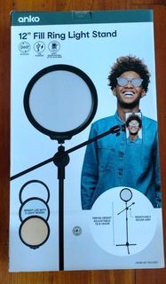 BRAND NEW 12" Fill Ring Light Stand  - USB Powered (tags: inch, inches, selfie, tiktok)