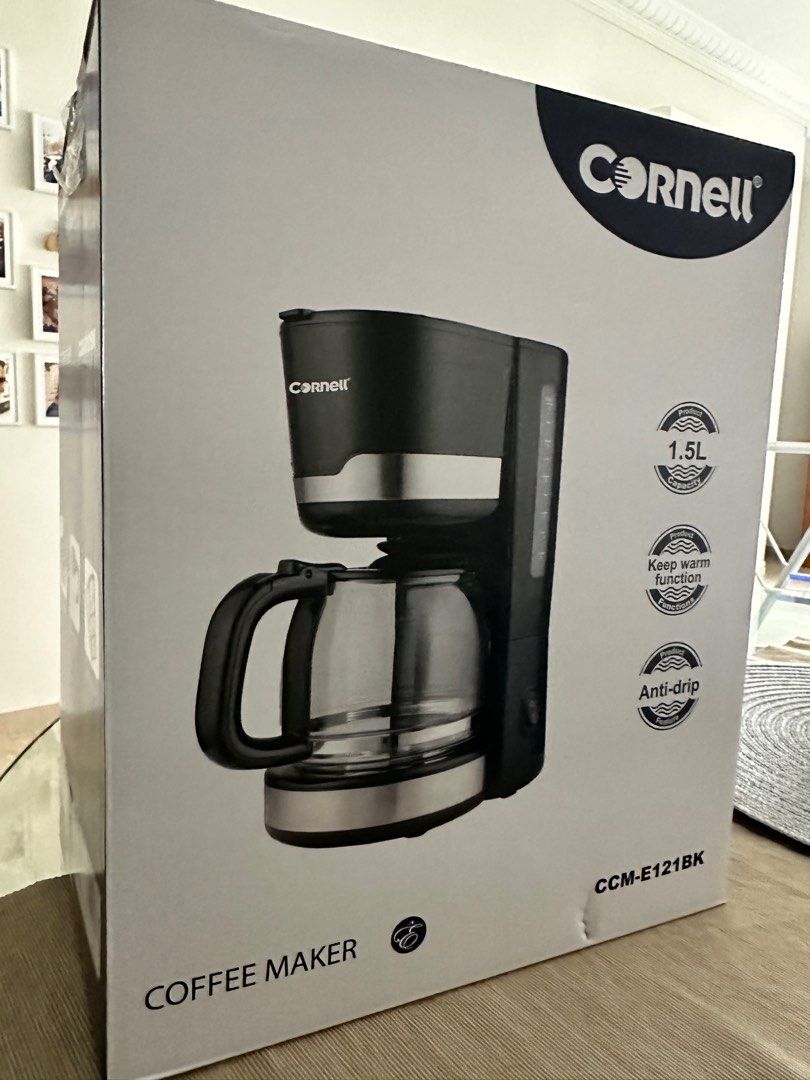 Brand new Cornell drip coffee maker, TV & Home Appliances, Kitchen