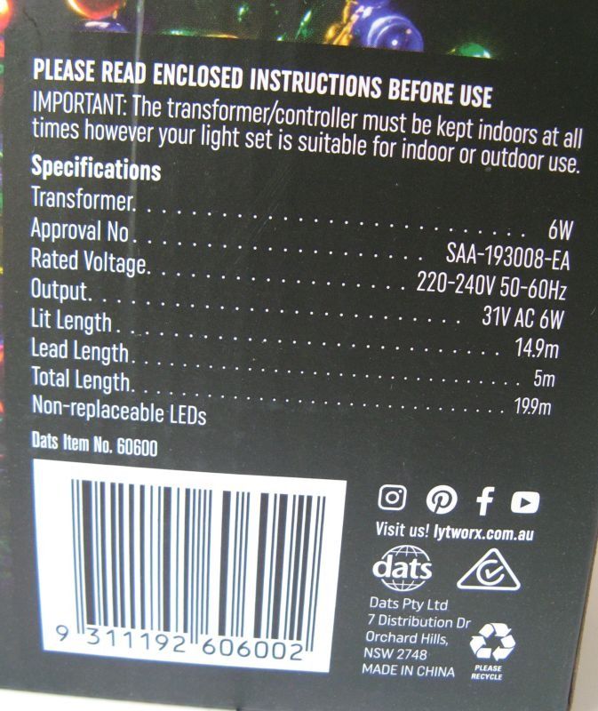 Lytworx fairy lights hot sale instructions