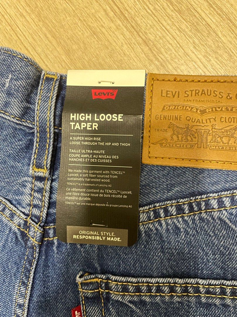 Levis (Brand New with Tag) High Waisted Taper Jeans, Women's Fashion,  Bottoms, Jeans & Leggings on Carousell