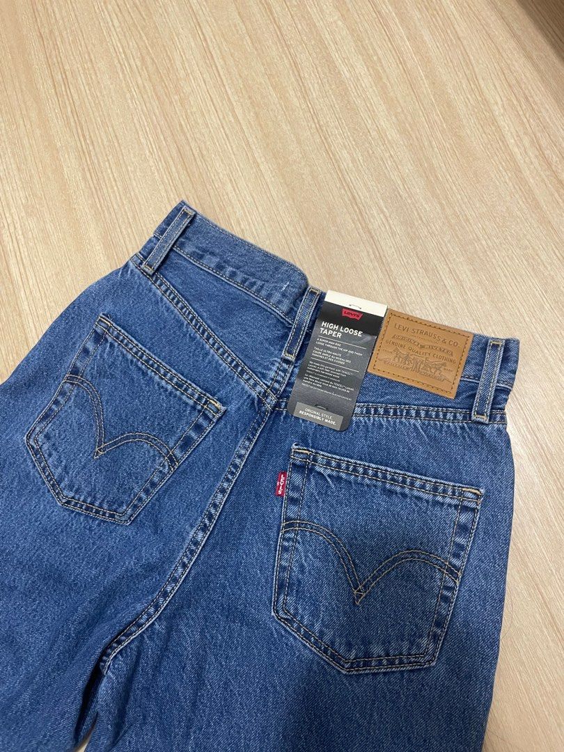 Levis (Brand New with Tag) High Waisted Taper Jeans, Women's Fashion,  Bottoms, Jeans & Leggings on Carousell