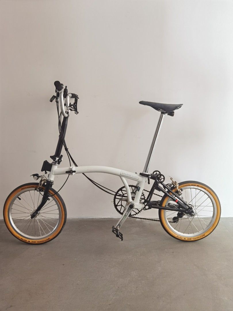 Brompton m6l white clearance