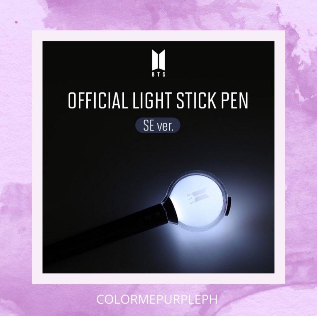 BTS Official Light Stick Pen SE version Onhand, Hobbies & Toys, Memorabilia & Collectibles, Fan