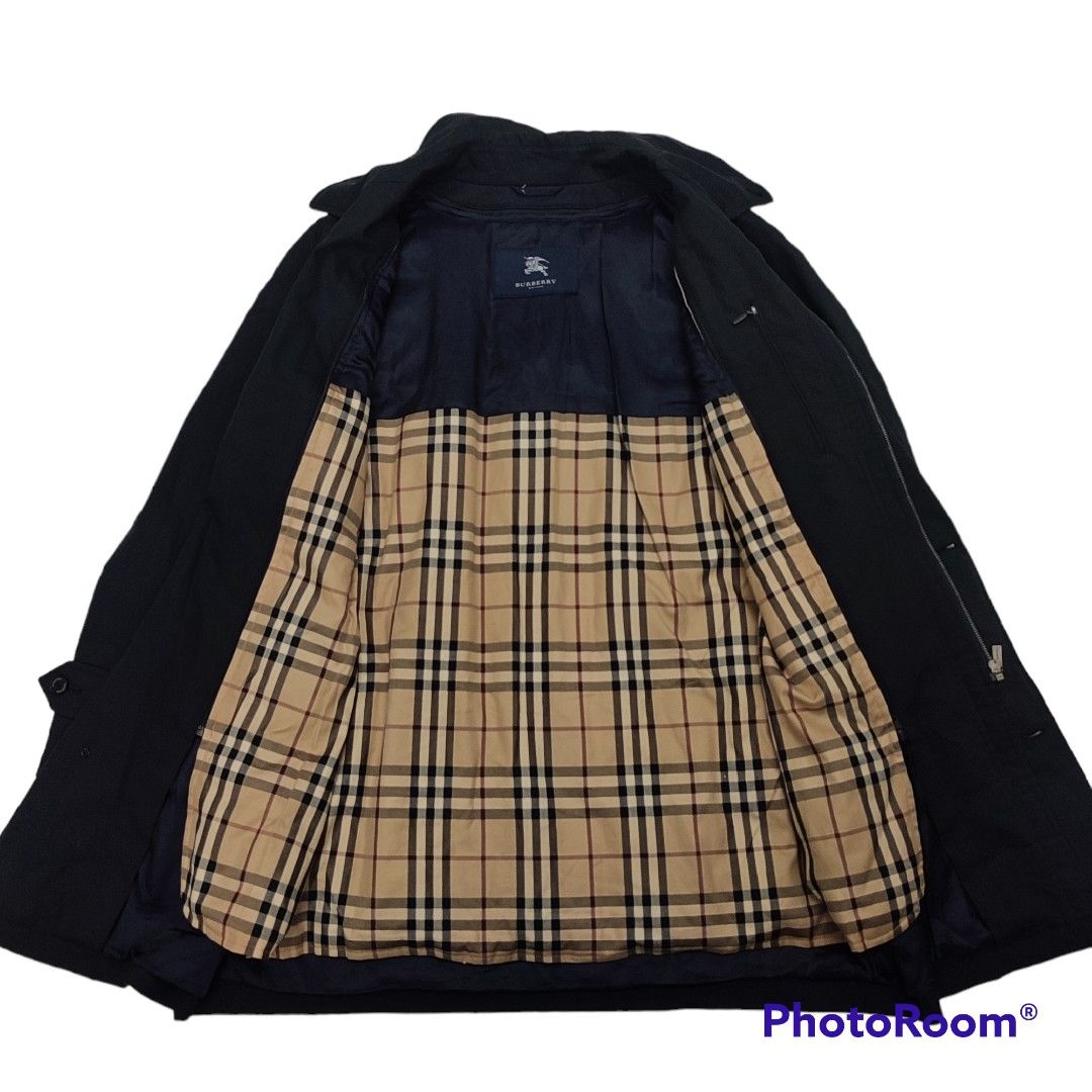 Burberry nova check trench coat sale